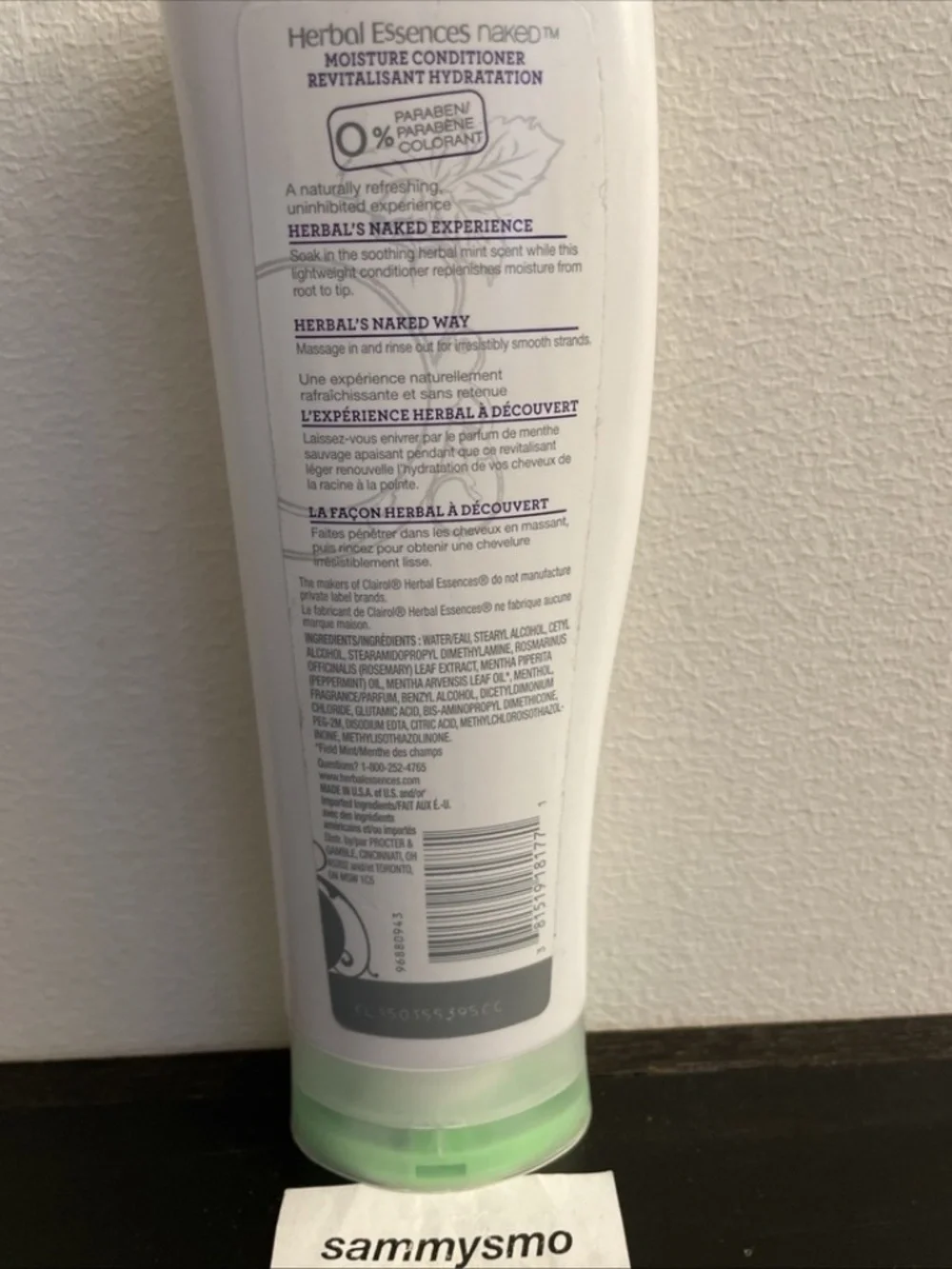 Herbal Essences Naked Hydration Conditioner 10.1 Oz (300 ml)